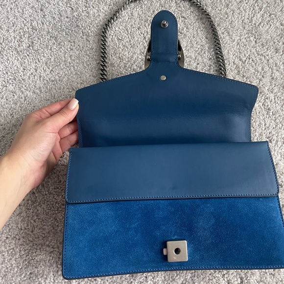 Gucci Dionysus Handbag / Blue Suede - Picture 3 of 6